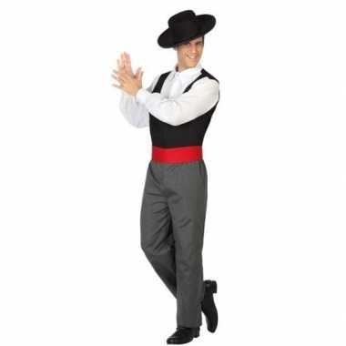 Carnavalskleding flamenco danser verkleedpak heren online