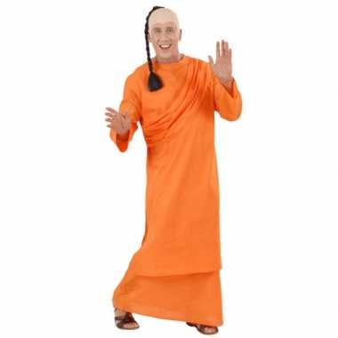 Carnavalskleding oranje tibetaanse monnik online