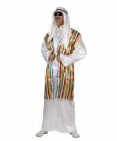 Carnavalskleding arabieren pak regenboog vest online