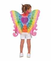 Carnavalskleding baby verkleed vleugels regenboog online
