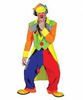 Carnavalskleding gekleurd clownpak heren online