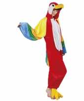 Carnavalskleding papegaai onesie dierenpak online