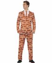 Originele stenen muur print carnavalskleding online