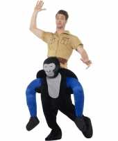 Ride on dierenpak carnavalskleding gorilla volwassenen online