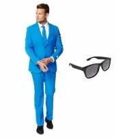 Scarnavalskleding blauw heren pak xl gratis zonnebril online